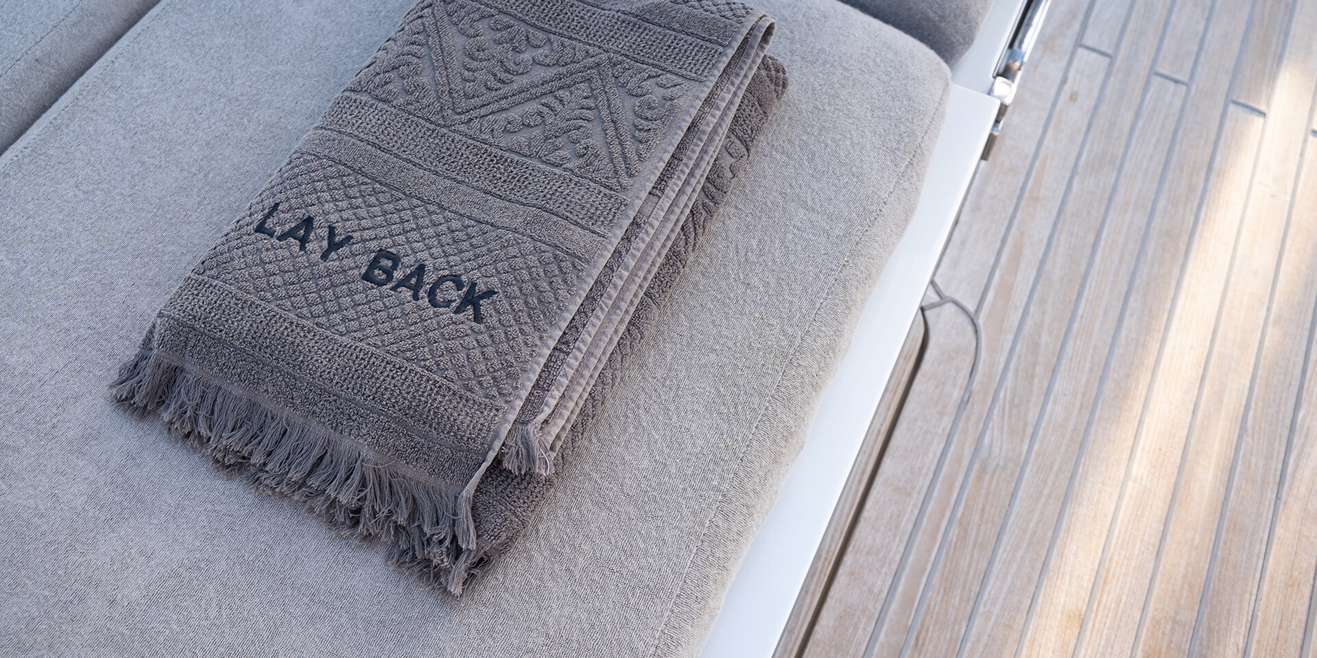 Personalised ‘Layback’ towel